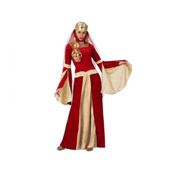 Women's Red Medieval Lady Costume