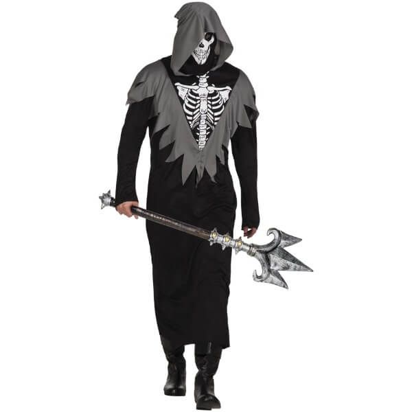 Déguisement de squelette de la mort pour homme - Taille au choix - 1