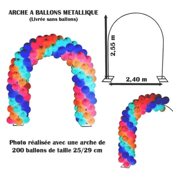 Grande Arche à Ballons en Métal - 2