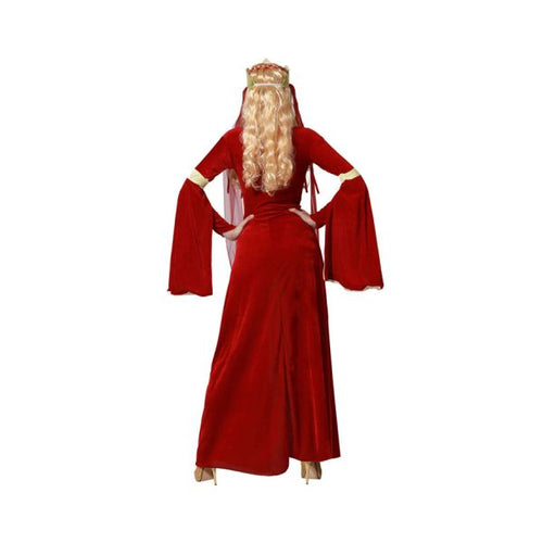 Costume de Dame Médiévale Rouge Femme - Taille au Choix - 2