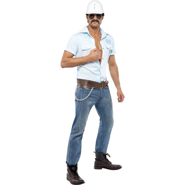 Déguisement Village People Ouvrier Homme - 1