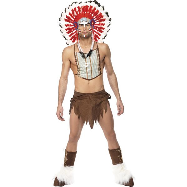 Déguisement Village People Indien Homme - 1